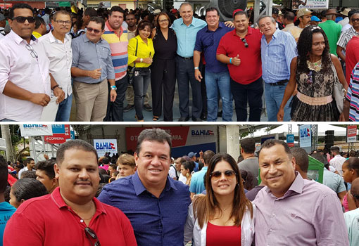 Deputado Marquinho Viana acompanha a 400ª viagem de Rui Costa ao interior