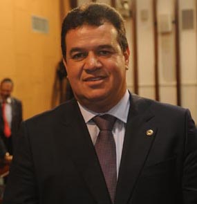 O deputado Marquinho Viana eleito líder do Bloco Parlamentar PSC, PV,  PR, PSB
