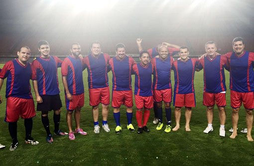 Marquinho Viana participa de amistoso no Estádio de Pituaçu