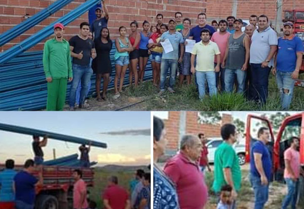 Deputado Marquinho Viana leva mais água para Barra da Estiva