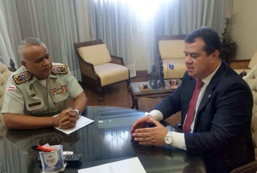 Deputado Marquinho Viana tem importante audiência com o Comandante Geral da Polícia Militar da Bahia