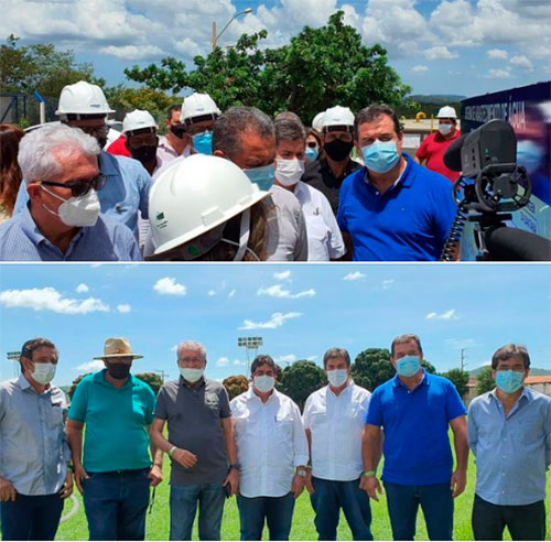 Deputado Marquinho Viana acompanha o governador Rui Costa em Riacho de Santana