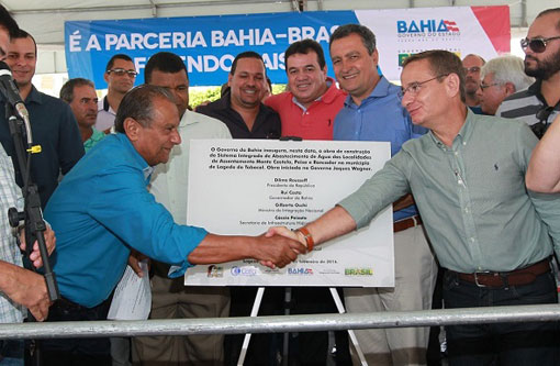 Deputado Marquinho Viana visita Lajedo do Tabocal com governador Rui Costa