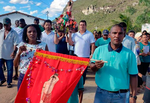 Barra da Estiva: Deputado Marquinho Viana participa da festa de São Sebastião, no Camulengo