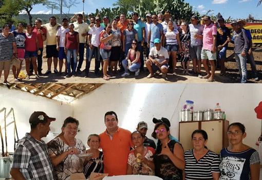 Deputado Marquinho Viana inaugura obras em Barra da Estiva