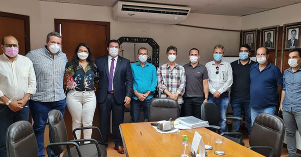 Deputado Marquinho Viana e prefeitos tratam na SIT de pavimentação asfáltica e liberação de estradas