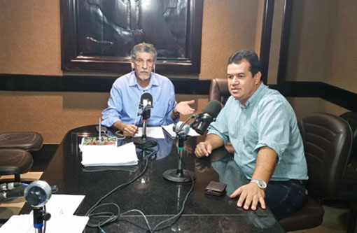 Deputado Marquinho Viana dá entrevista na Radio Club FM de Vitória da Conquista