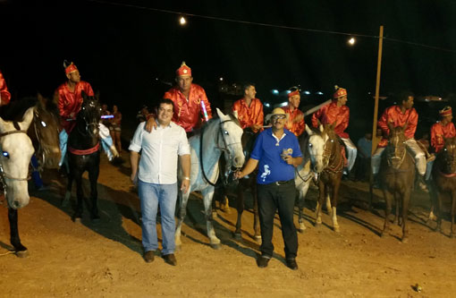 Marquinho Viana participa de Festa Religiosa e Cavalgada em Riacho de Santana