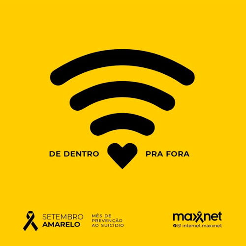 Maxxnet na Campanha 'Setembro Amarelo': Mês dedicado à prevenção do suicídio