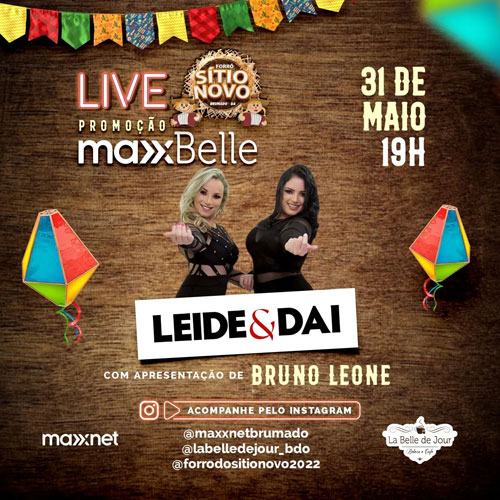 Maxxnet realizará sorteio de 03 ingressos para o Forró do Sítio Novo