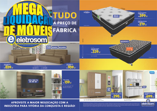 Brumado: Mega Liquidação de Móveis na Eletrosom