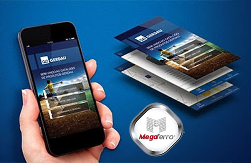 Megaferro Informa: Gerdau lança aplicativos para acesso remoto ao seu catálogo de produtos