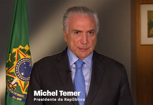 Em balanço de 2 anos de governo, Temer ressalta crescimento econômico