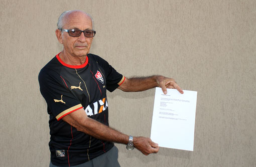 Brumado agora realiza sorteio de camisa oficial do Vitória e jantar com a equipe Sub-20; conheça vencedor
