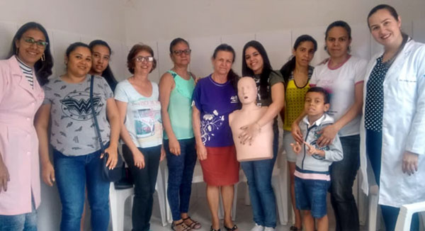 Brumado: UBS Ivaneide das Neves Santos Teixeira promoveu minicurso de primeiros socorros