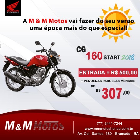 M & M Motos: seu verão ainda mais especial