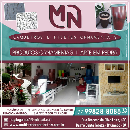 Brumado: conheça as novidades da MN Caqueiros e Filetes Ornamentais