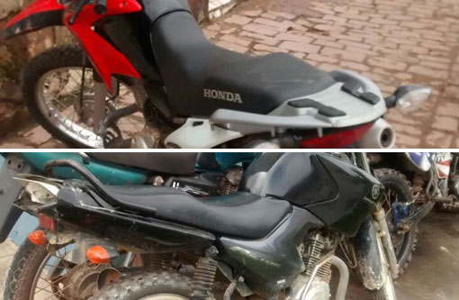 Barra da Estiva: Durante operação, polícia recupera motos furtadas 