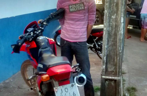 Barra da Estiva: Polícia Militar detém jovem que roubou moto em Tanhaçu