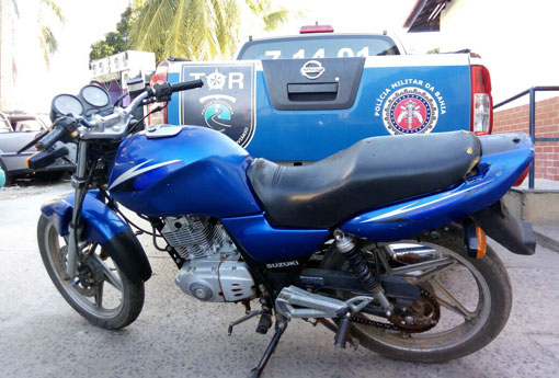 Brumado: TOR apreende moto irregular na BA-148