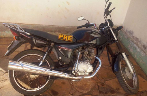 Sudoeste: Moto com placa fria é apreendida pela PRE