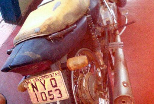 Aracatu: Polícia Militar apreende motocicleta com chassi raspado 