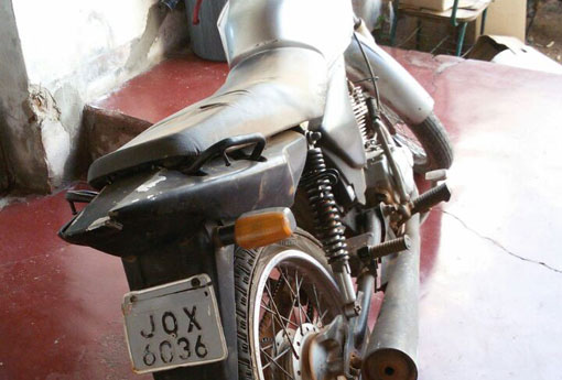Aracatu: Polícia Militar apreende motocicleta com placa e chassi adulterados