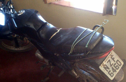 Aracatu: Moto com restrição de furto/roubo foi apreendida