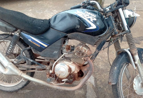 Barra da Estiva: Polícia Militar apreende moto com restrição de furto/roubo
