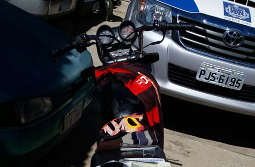 Brumado: polícia apreende moto usada em assaltos