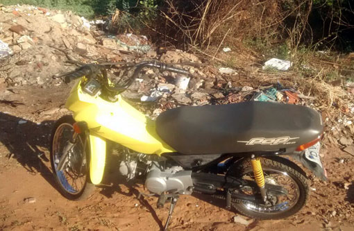 Brumado: Polícia Militar recupera moto furtada; veículo pode ter sido utilizado na prática de crimes
