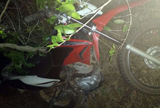 Barra da Estiva: Polícia Militar recupera moto tomada de assalto 