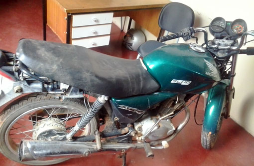 Aracatu: Polícia apreende motocicleta com adulteração no chassi e placa