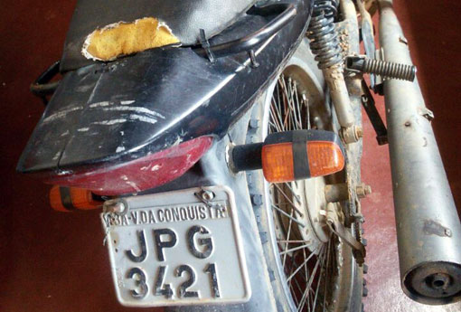 Aracatu: Polícia Militar apreende motocicleta com procedência duvidosa 
