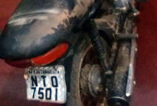Polícia Militar recupera mais uma motocicleta roubada em Aracatu