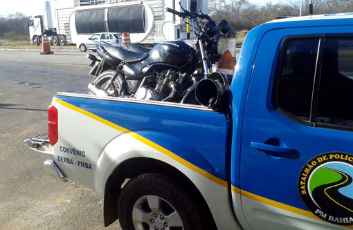 Brumado: Polícia Rodoviária Estadual recupera moto roubada