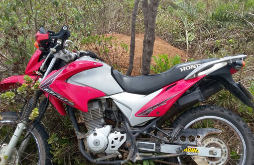 Ibicoara: Moto roubada foi recuperada pela polícia