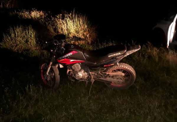 Polícia Militar recupera motocicleta roubada em Barra da Estiva