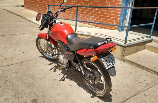 Brumado: Moto roubada foi recuperada pela polícia na Urbis IV