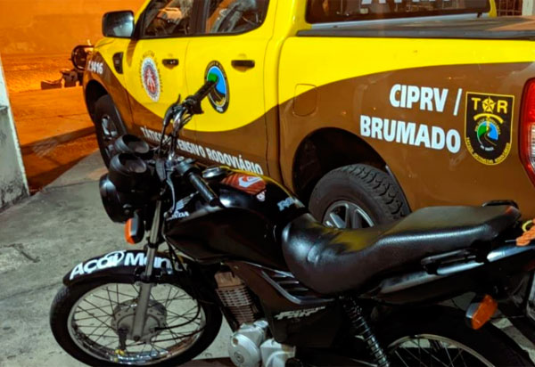 Brumado: PRE apreende motocicletas com restrição de roubo e CRLV com indícios de falsificação.