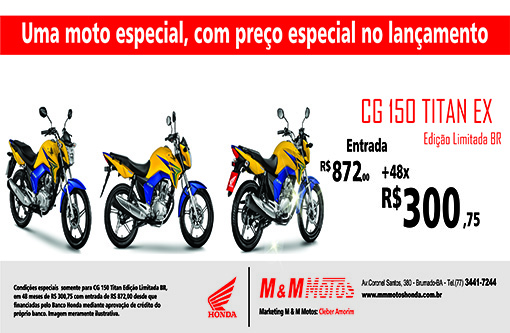 Brumado: Confira as grandes promoções da M&M Motos