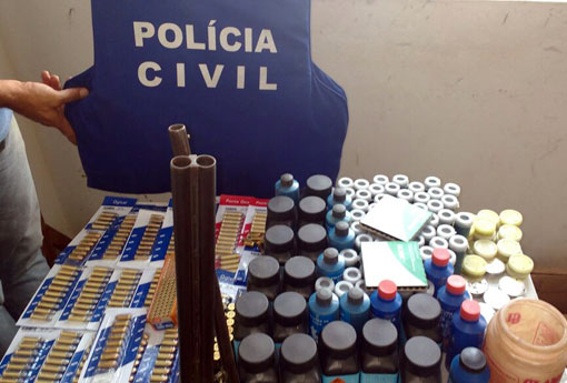 Rio do Antonio: Polícia Civil prende comerciante com mais de quinhentas munições e 'chumbinho', em Ibitira