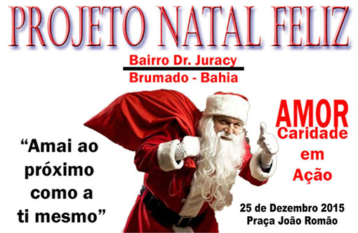 Brumado: Participe do Projeto ‘Natal feliz’ e doe panetones