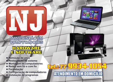 Brumado: NJ Manutenção de Computadores em domicílio