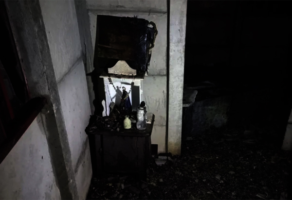 Imagem de Nossa Senhora Aparecida fica intacta após fogo destruir casa no Paraná