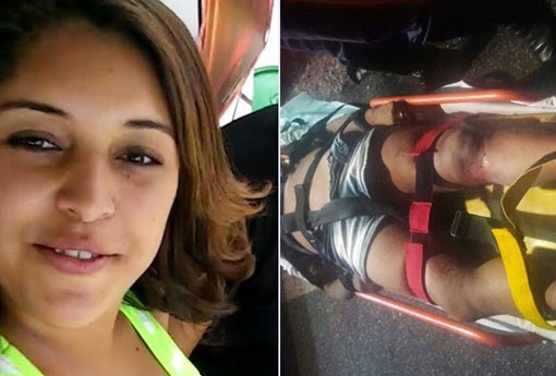 Jovem cai de motocicleta e é atropelada por caminhão na BA-148