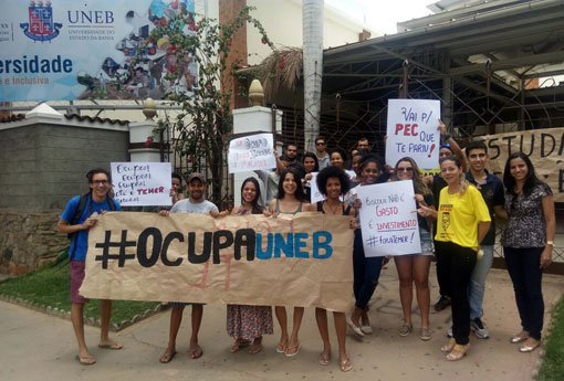 Brumado: em protesto contra a PEC 241 alunos ocupam a Uneb/Campus XX 