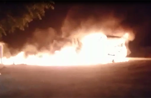 Passageiro relata momentos de pânico em ônibus da Novo Horizonte que pegou fogo 