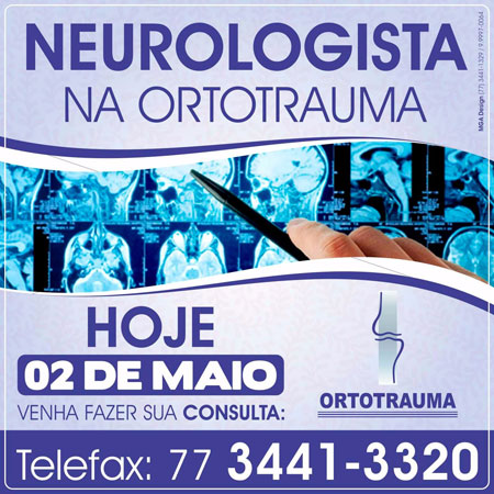 Ortotrauma: neurologista Luís Rogério atenderá na unidade nesta segunda (02)