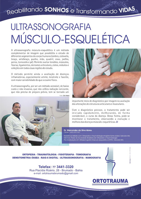Ortotrauma - Ultrassonografia Músculo-Esquelética